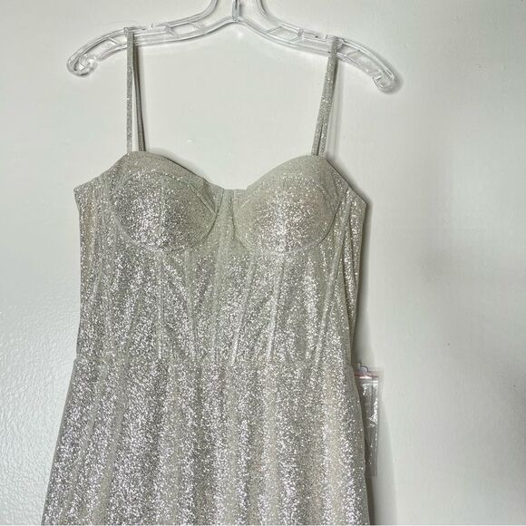 Abella by Allure Karina Size 10 Bridal Wedding Reception Formal Mermaid Gown - Picture 5 of 16